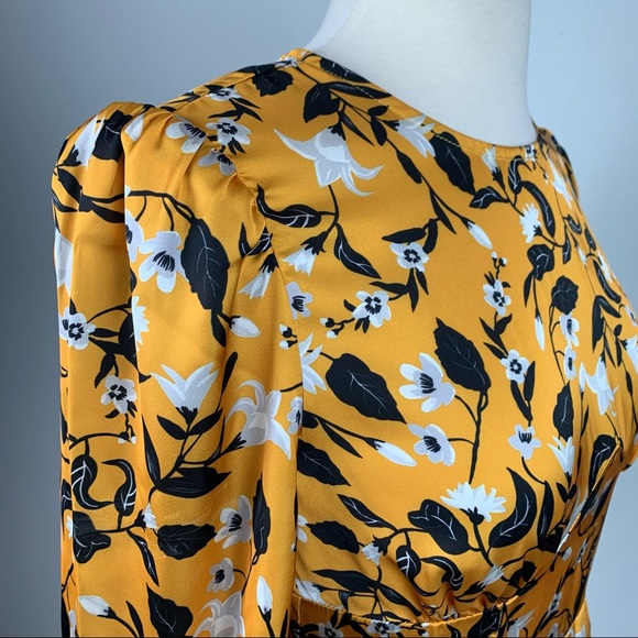 Tularosa Brixton Marigold Blossom Floral Dress XS - Picture 7 of 13